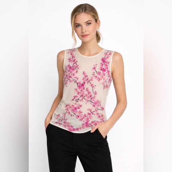 Balenciaga Tops - 🌸 Balenciaga Pink Cherry Blossom Top